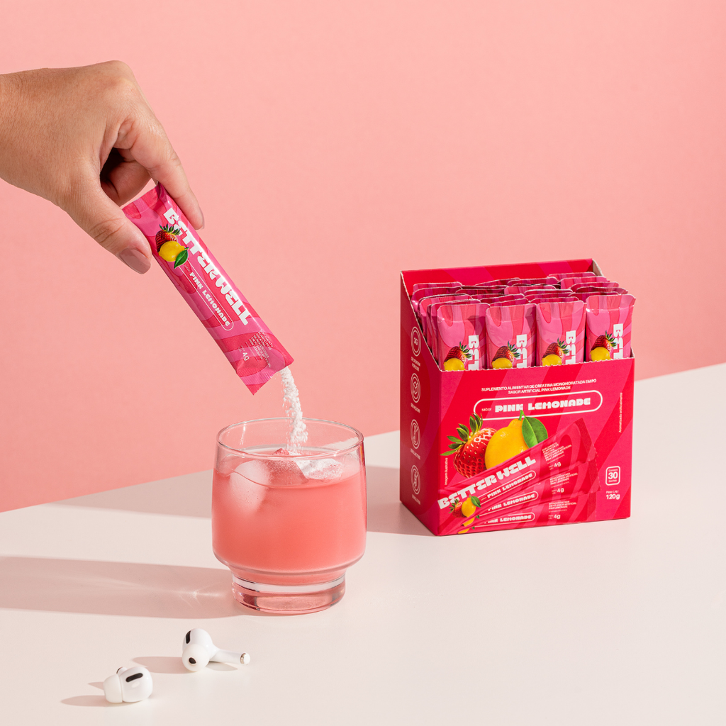 Creatina em Sticks - Pink Lemonade