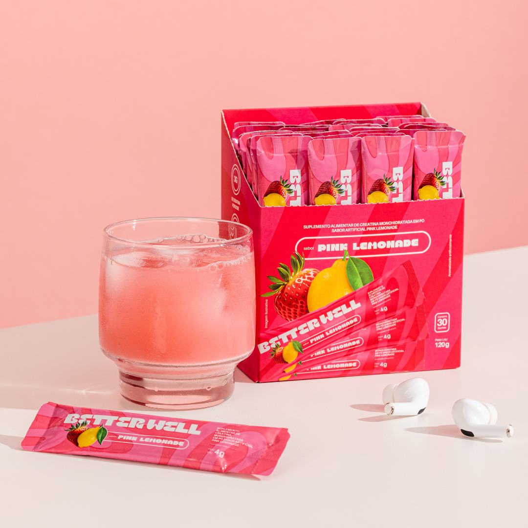 Creatina em Sticks - Pink Lemonade